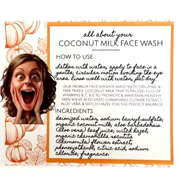 🆕 Ahhh Sugar Sugar Coconut Milk Facial Wash Face Wash Marzipan Butterscotch - Picture 3 of 3